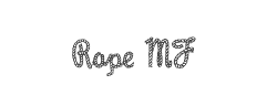 Rope MF字体