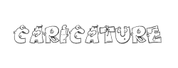 caricature字体