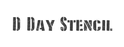 D Day Stencil字体