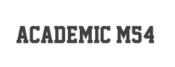 Academic M54字体