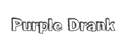 Purple Drank字体