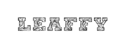 Leaffy字体