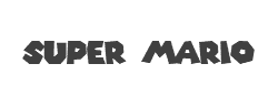 Super Mario 256字体