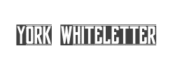York Whiteletter字体