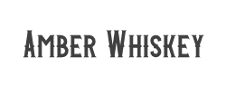 Amber Whiskey字体