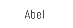 Abel字体