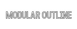 MODULAR Outline 14字体