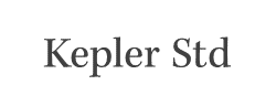 Kepler Std字体