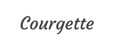 Courgette字体