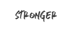 stronger字体