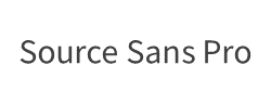 Source Sans Pro字体