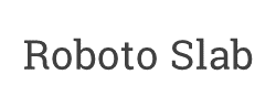 Roboto Slab字体