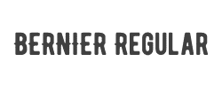 BERNIER™ REGULAR字体