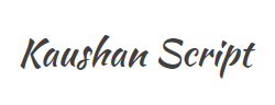Kaushan Script字体