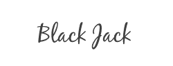 Black Jack字体