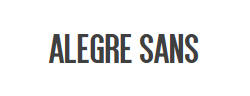 Alegre Sans字体