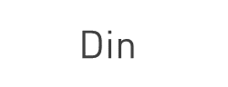 Din字体