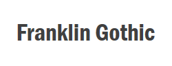 Franklin Gothic Demi Cond字体