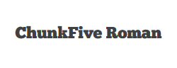 ChunkFive Roman字体