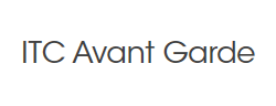 ITC Avant Garde Std Bk字体