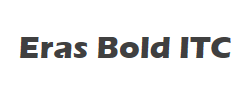 Eras Bold ITC字体
