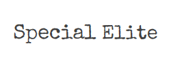 Special Elite字体
