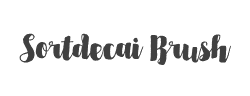 Sortdecai Brush Script字体