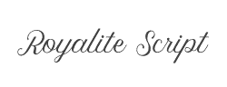 Royalite Script字体