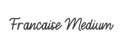 Francaise Medium Demo字体