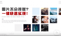 【PPT版式】图片太多,不会排版?一键实现布局