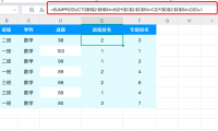 学生成绩怎么按班级和学科排名？这个公式太香了！