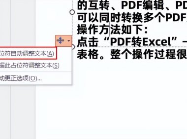 ppt文字内容过多导致超出页面的优化技巧，ppt中智能调整文本的方法